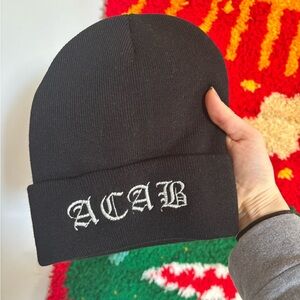 ACAB black beanie